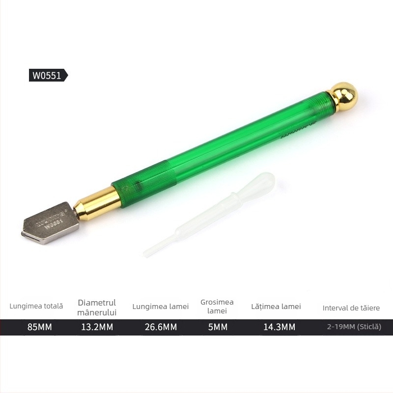 Power Lion cutter roller pentru sticlă cu disc diamantat pentru tăierea plăcilor