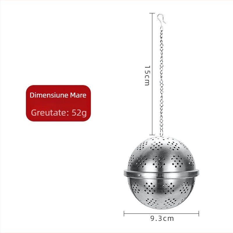 Infuzor de ceai din oțel inoxidabil 304 – bilă de filtrare multifuncțională pentru ceai, condimente și supă; Brand Xinghao; Stil: modern simplu; Lansat în 2019