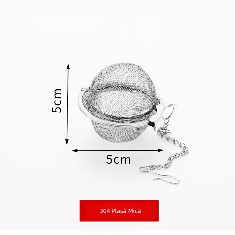 Infuzor de ceai din oțel inoxidabil 304 – bilă de filtrare multifuncțională pentru ceai, condimente și supă; Brand Xinghao; Stil: modern simplu; Lansat în 2019