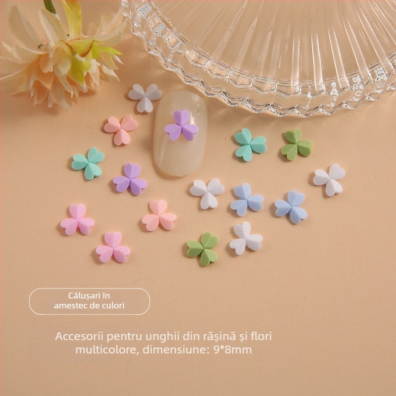 Accesorii de unghii din rășină, model floral – Princess Series, stil Lovely/Sweet, Jory Accessories