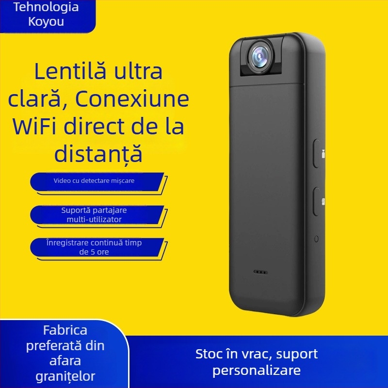 Cameră inteligentă pentru exterior, 1080p, lentilă de 4mm, vizionare nocturnă, microfon încorporat, control prin aplicație mobilă, stocare în cloud