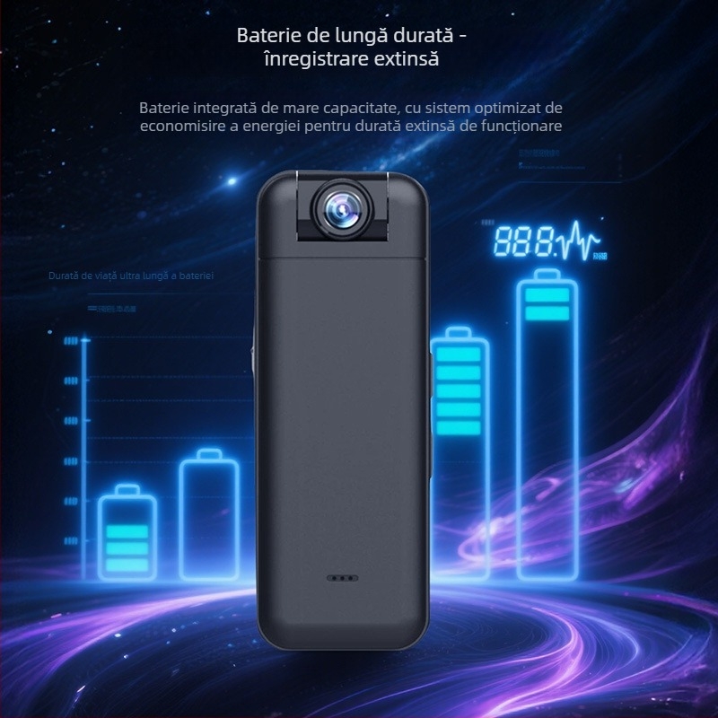 Cameră inteligentă pentru exterior, 1080p, lentilă de 4mm, vizionare nocturnă, microfon încorporat, control prin aplicație mobilă, stocare în cloud