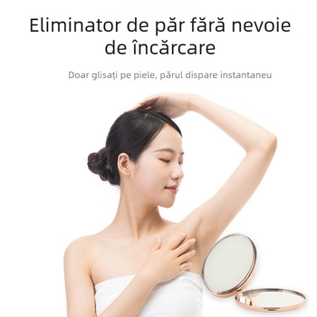 Îndepărtător manual de păr pentru corp cu tehnologie din sticlă nano, model SK-1199, material ABS, greutate 90 g, curățare pentru întreg corpul