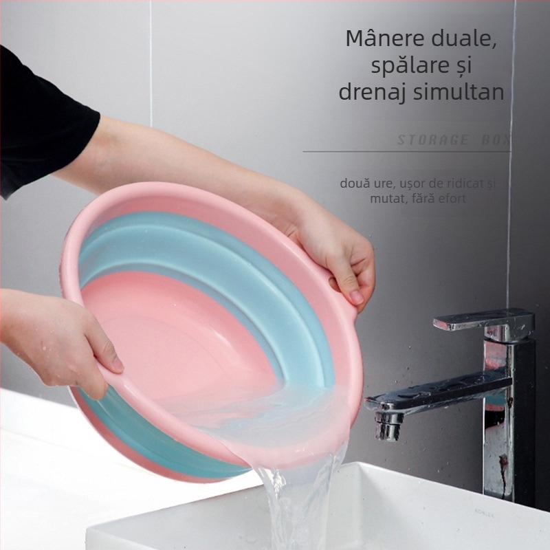 Suport pliabil pentru chiuveta copiilor - Design desen animat, Plastic, Greutate brută 0.5 kg, Lansat vara 2021