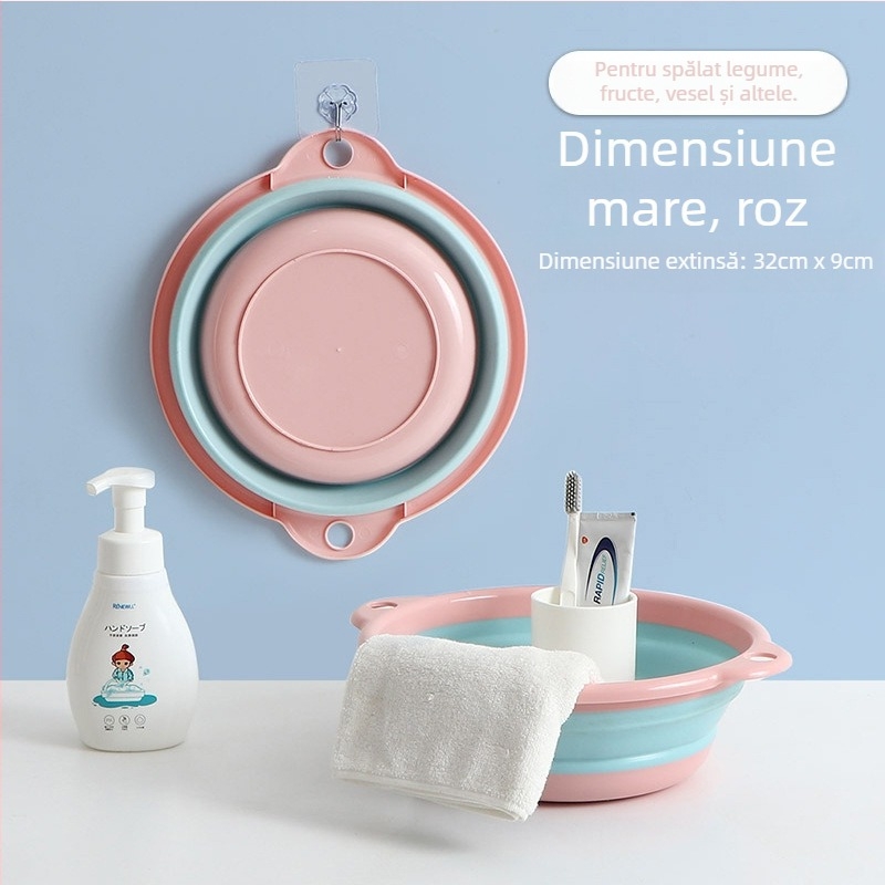 Suport pliabil pentru chiuveta copiilor - Design desen animat, Plastic, Greutate brută 0.5 kg, Lansat vara 2021