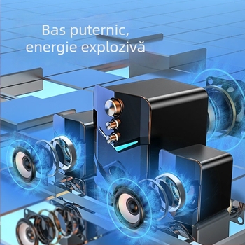 SADA Difuzor de birou pentru PC/Laptop cu Bluetooth, sunet 2.1, subwoofer