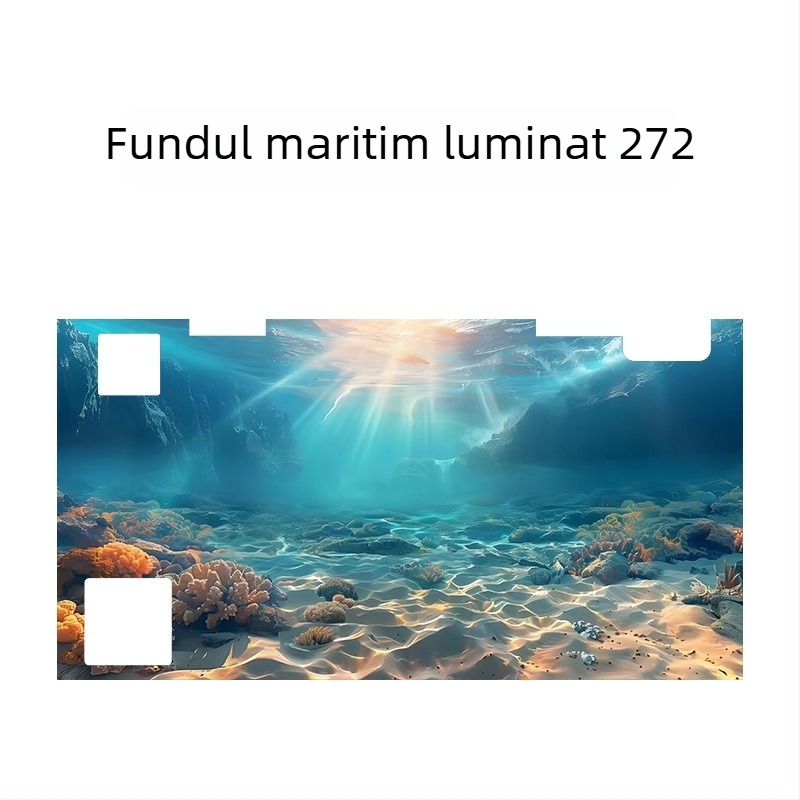 Fundal pentru acvariu - acrilic, formă mini, decor de peisaj, scop principal: amenajare a acvariului, funcție: altceva