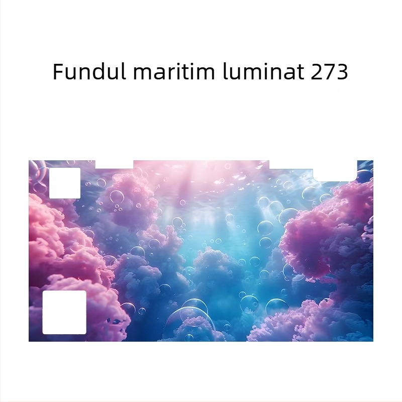 Fundal pentru acvariu - acrilic, formă mini, decor de peisaj, scop principal: amenajare a acvariului, funcție: altceva