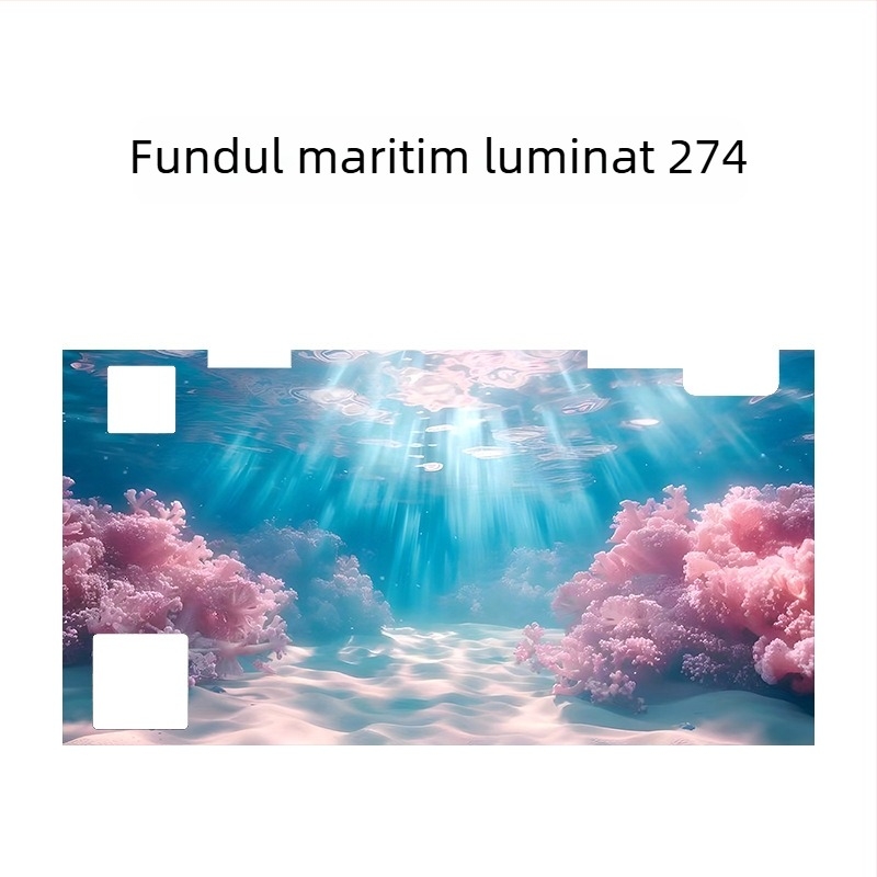 Fundal pentru acvariu - acrilic, formă mini, decor de peisaj, scop principal: amenajare a acvariului, funcție: altceva