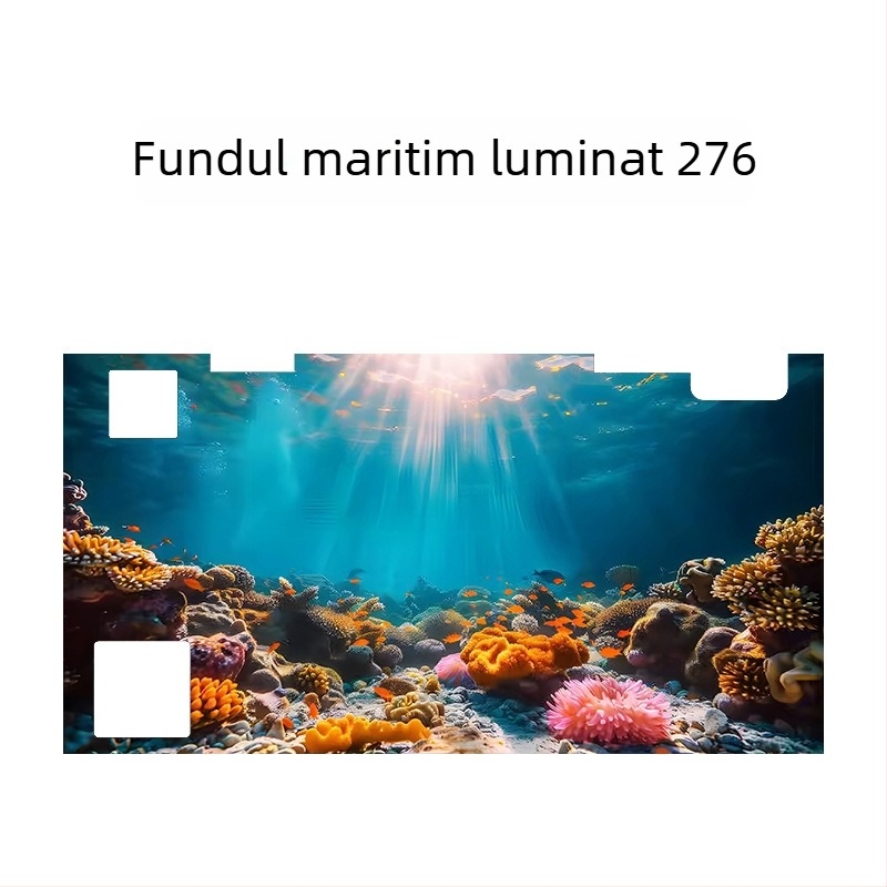 Fundal pentru acvariu - acrilic, formă mini, decor de peisaj, scop principal: amenajare a acvariului, funcție: altceva