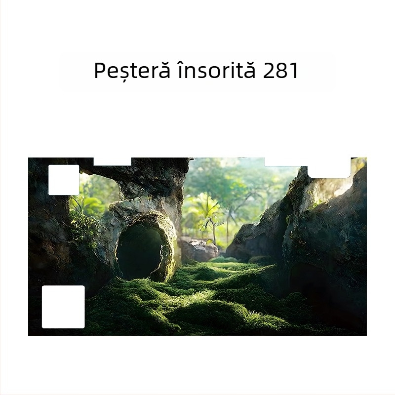 Fundal pentru acvariu - acrilic, formă mini, decor de peisaj, scop principal: amenajare a acvariului, funcție: altceva