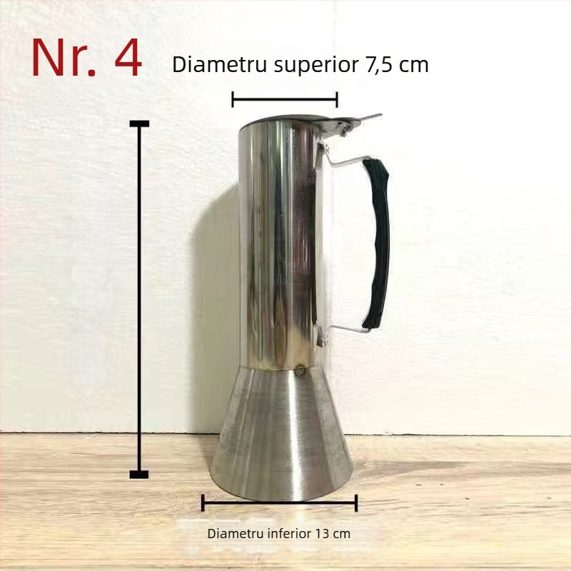 Cap de control al temperaturii pentru oală cu cărbune, oțel inoxidabil, capacitate 2.1–4 L, fără energie electrică