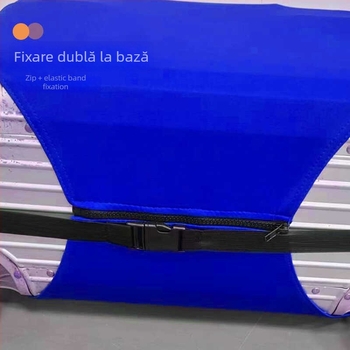 Husă de protecție pentru bagaje, elastică, poliester, culoare solidă, anti-tăiere