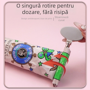 Presor de pastă de dinți — manual, multifuncțional pentru pastă de dinți, demachiant facial și vopsea de păr (Brand: Wang jingjing; Potrivit pentru copii, adolescenți, adulți și seniori; Etichetă privată licențiată)