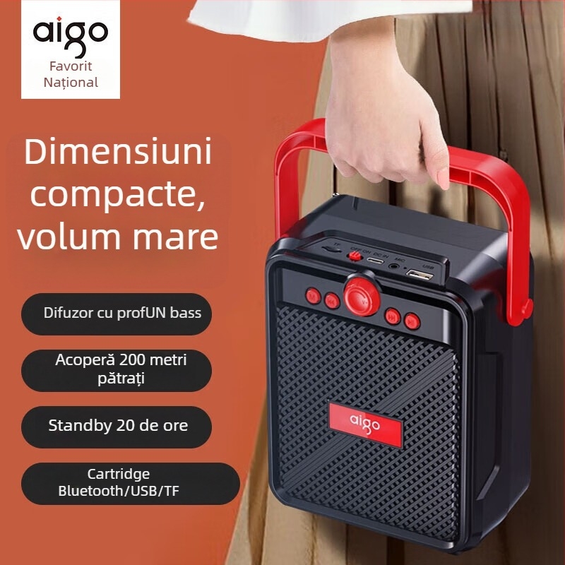 Patriots T52 Boxă Bluetooth IPX7, rezistență la apă, 100Hz-20kHz, SNR ≥70dB, Carcasă ABS, Bluetooth 2.0