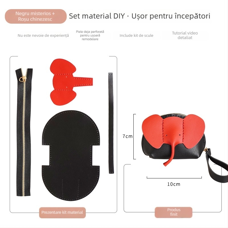 Portofel pentru monede din piele naturală, cu piele de vită cu două straturi, design unisex, pentru depozitare