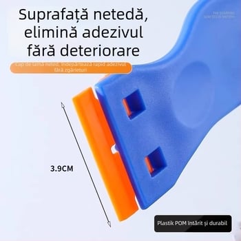 Cuțit pentru îndepărtarea lipiciului — Brand Friendly, cuțit din plastic pentru îndepărtarea lipiciului, unelte manual pentru uz casnic, tip: ștergere pe o parte