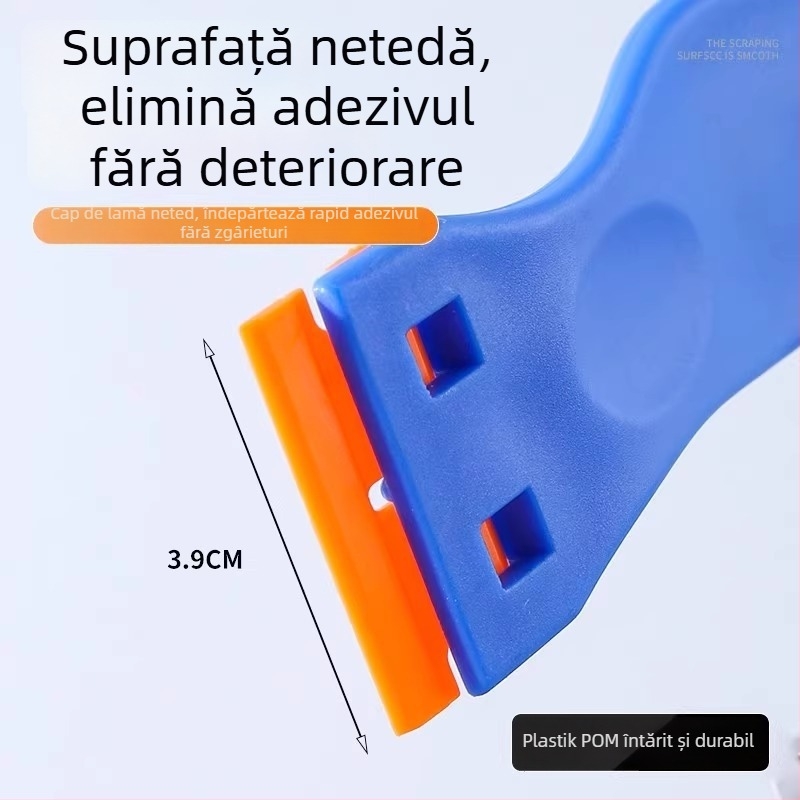 Cuțit pentru îndepărtarea lipiciului — Brand Friendly, cuțit din plastic pentru îndepărtarea lipiciului, unelte manual pentru uz casnic, tip: ștergere pe o parte