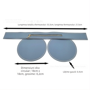 Kit DIY Bucket Bag: Piele PU, Stil urban minimalist, Impermeabil, Ultra-ușor, Rezistent la uzură (Vară 2024)