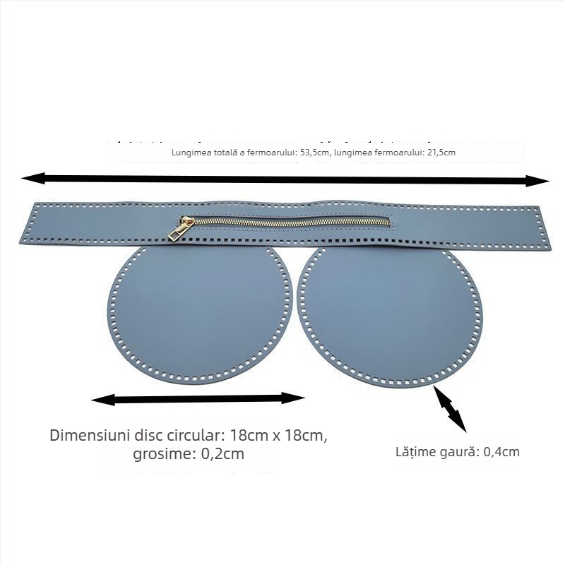 Kit DIY Bucket Bag: Piele PU, Stil urban minimalist, Impermeabil, Ultra-ușor, Rezistent la uzură (Vară 2024)