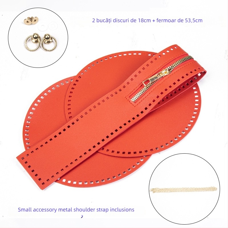 Kit DIY Bucket Bag: Piele PU, Stil urban minimalist, Impermeabil, Ultra-ușor, Rezistent la uzură (Vară 2024)