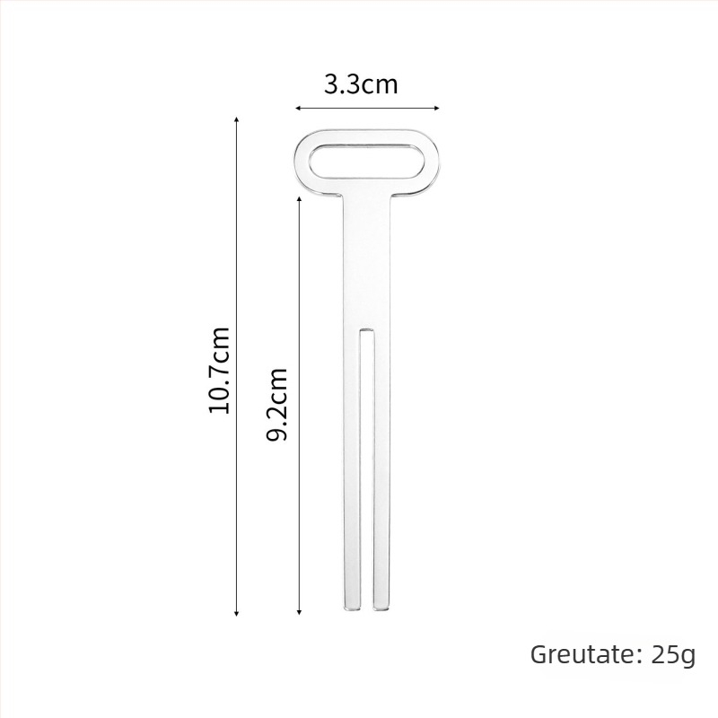 Stoarcător din oțel inoxidabil pentru pastă de dinți și cremă de mâini, manual, multifuncțional