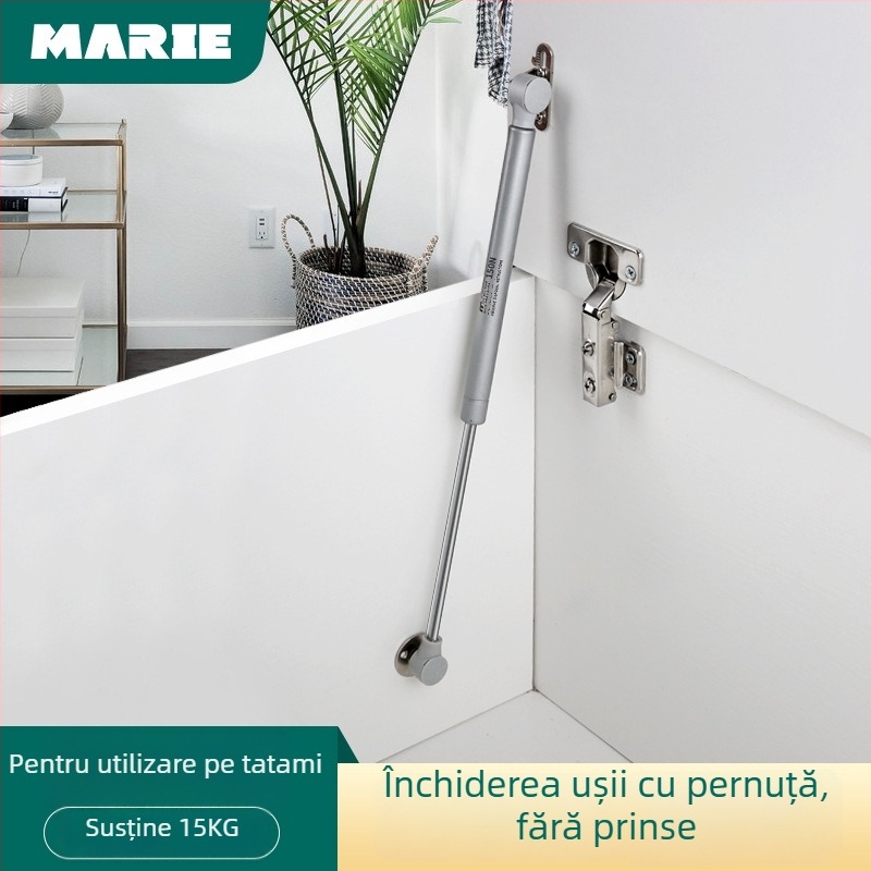 Sprijin hidraulic pentru ușile de dulap – oțel laminat la rece, Mary, pentru dulapuri, stil modern minimalist, finisaj electroplacat