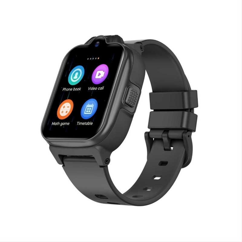 Ceas inteligent pentru copii cu conectivitate 4G, rezistent la apă, cameră 1,3 MP, baterie 700 mAh, corp din silicon — model K15pth