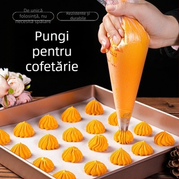 Sac de decorare de unică folosință din PE pentru cofetărie și decorare – pungă triunghiulară, groasă