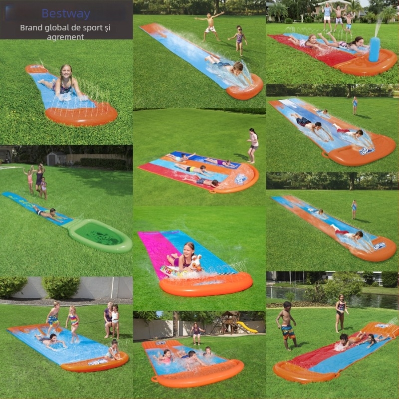 Bestway PVC jucărie gonflabilă de apă pentru trei persoane, schi nautic pentru copii 7–14 ani