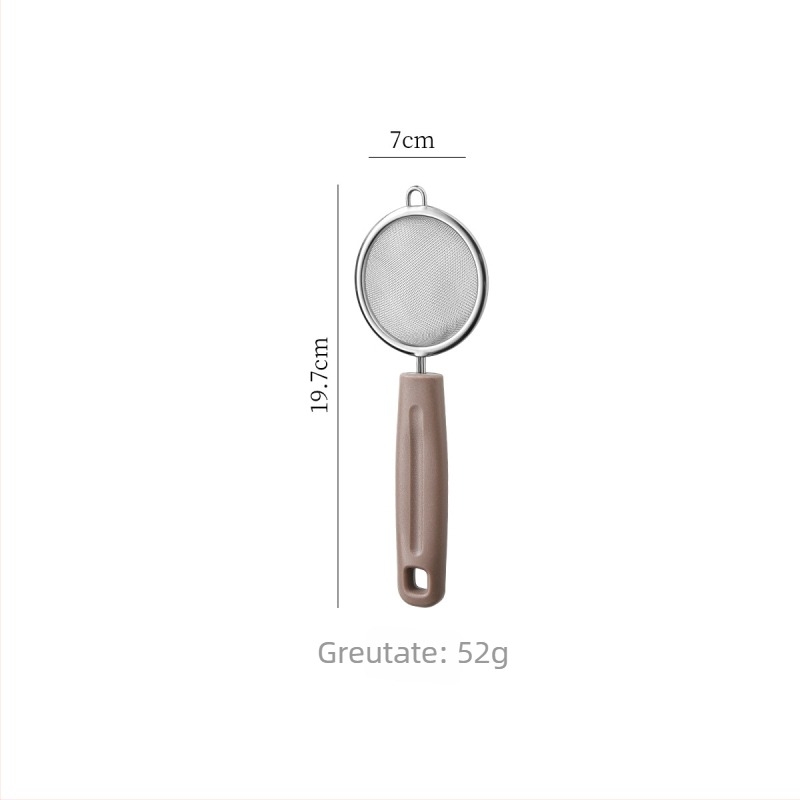 Sita de bucătărie din oțel inoxidabil 304, plasă ultra-fină, pentru filtrarea laptelui de soia și a sucurilor - anti-alunecare, protecție împotriva arsurilor, design minimalist modern