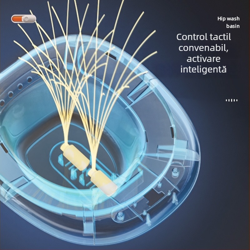 Vas electric de igienă pentru femei, destinat vârstnicilor și gravidelor; Baichen; material PP; logo imprimat; personalizare disponibilă
