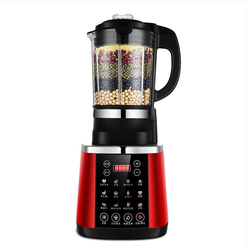 Mașină de bucătărie cu încălzire all-in-one pentru sucuri și gătit — 1750 ml, 800 W, 40.000 rpm, Control prin atingere, Curățare automată