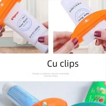 Apăsător manual pentru pastă de dinți, uz casnic – destinat persoanelor în vârstă, model universal, fără import, marcă Alt