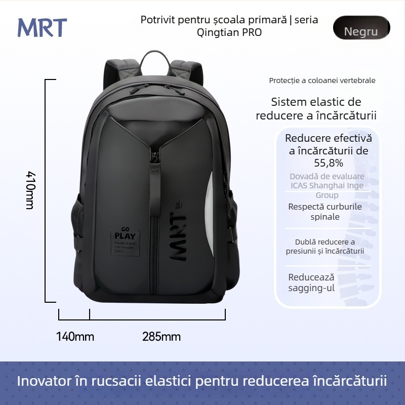 Rucsac școlar unisex pentru elevii din clasa a V-a–a VI-a | Capacitate mare, ușor, reduce încărcarea, spate ergonomic, elemente reflectorizante pentru siguranța nocturnă