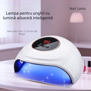 Lampă de unghii Silk mula, opțiuni 36/54/72W, uscare rapidă, fără înnegrire, lampă UV profesională pentru acasă