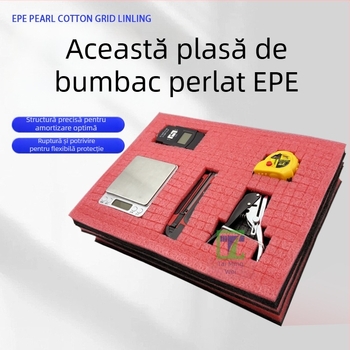 Tai Mingwei EPE perlă de bumbac – tavă interioară pentru cutie de unelte, material de ambalaj amortizator, densitate 38, fără imprimare