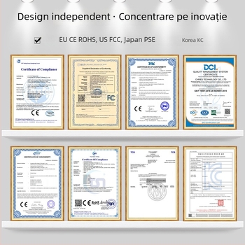 Sistem de boxe Bluetooth din lemn pentru desktop, cu 4 difuzoare + subwoofer, 60W, răspuns în frecvențe 55Hz–18.5kHz, SNR ≥95dB, Bluetooth 5.0, rază de 10m, alimentare externă, telecomandă