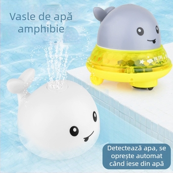 Minge de stropit cu senzor pentru baie, cu lumini și muzică, pentru sugari și copii mici | material plastic | jucărie de apă | 0-3 ani | certificat 3C 2020182202016001