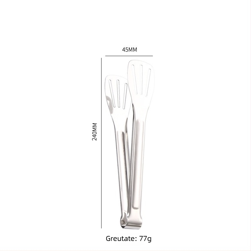 Clește pentru alimente din oțel inoxidabil 304, rezistență la temperaturi înalte, anti-ruginire, protecție împotriva arsurilor