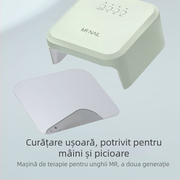 Lampă pentru unghii MR NAIL W307, pătrată, alimentare la priză, lampă de uscare pentru gel de unghii
