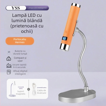 Lampă de uscare pentru unghii, inducție automată, putere mare, uscare rapidă, lampă portabilă, reîncărcabilă