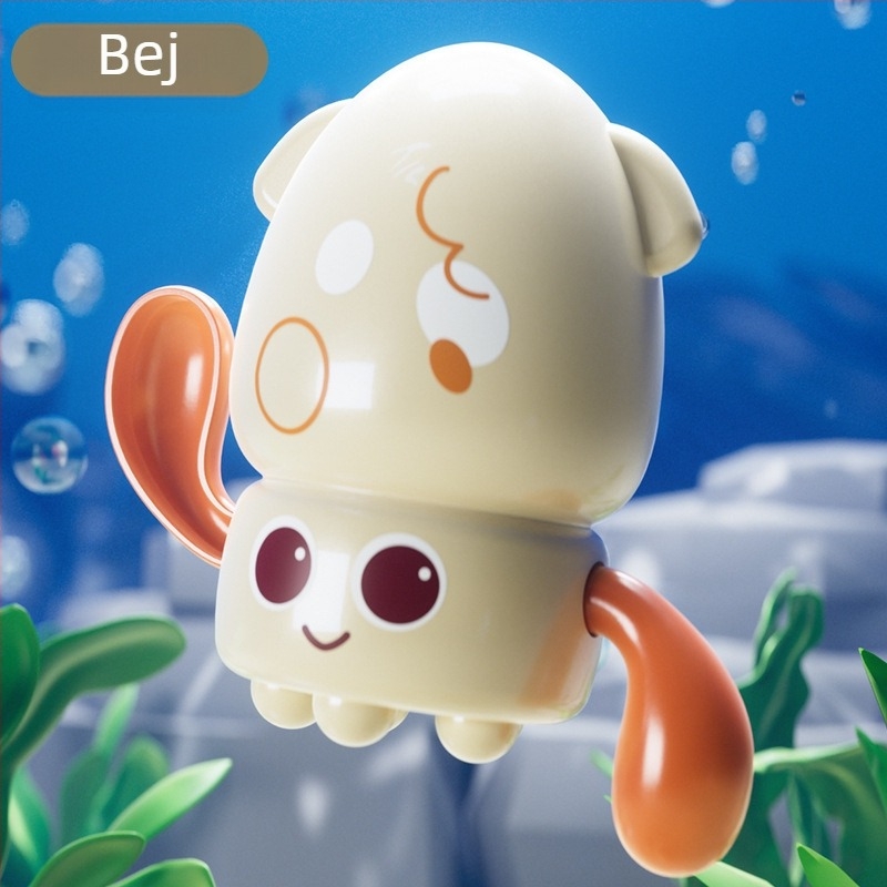 Jucărie de baie pentru copii: caracatița și rața pentru piscină, din plastic, certificat 3C, pentru vârsta 4–6 ani