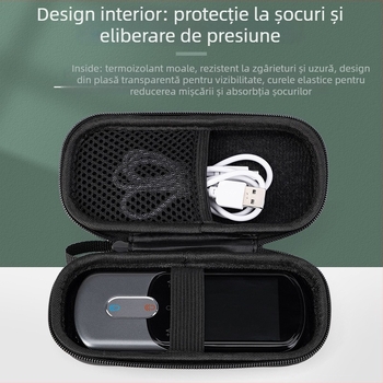 Cască EVA cu carcasă rigidă pentru translator, din materiale compozite; scop: stocare translator; încărcare 1 kg; model 20231101; ambalare: pachet de vânzare
