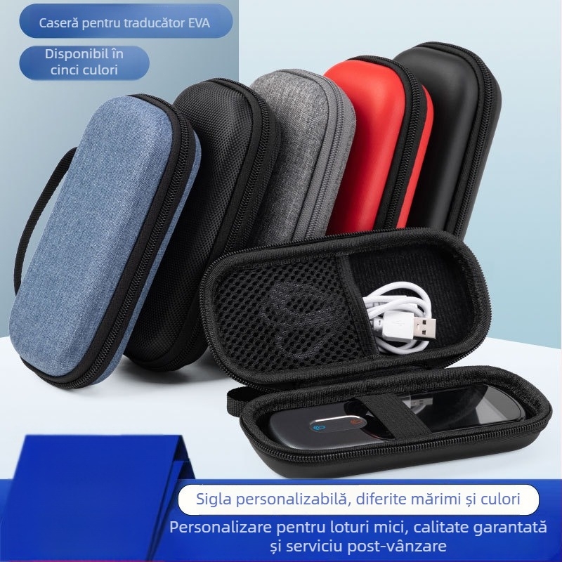 Cască EVA cu carcasă rigidă pentru translator, din materiale compozite; scop: stocare translator; încărcare 1 kg; model 20231101; ambalare: pachet de vânzare