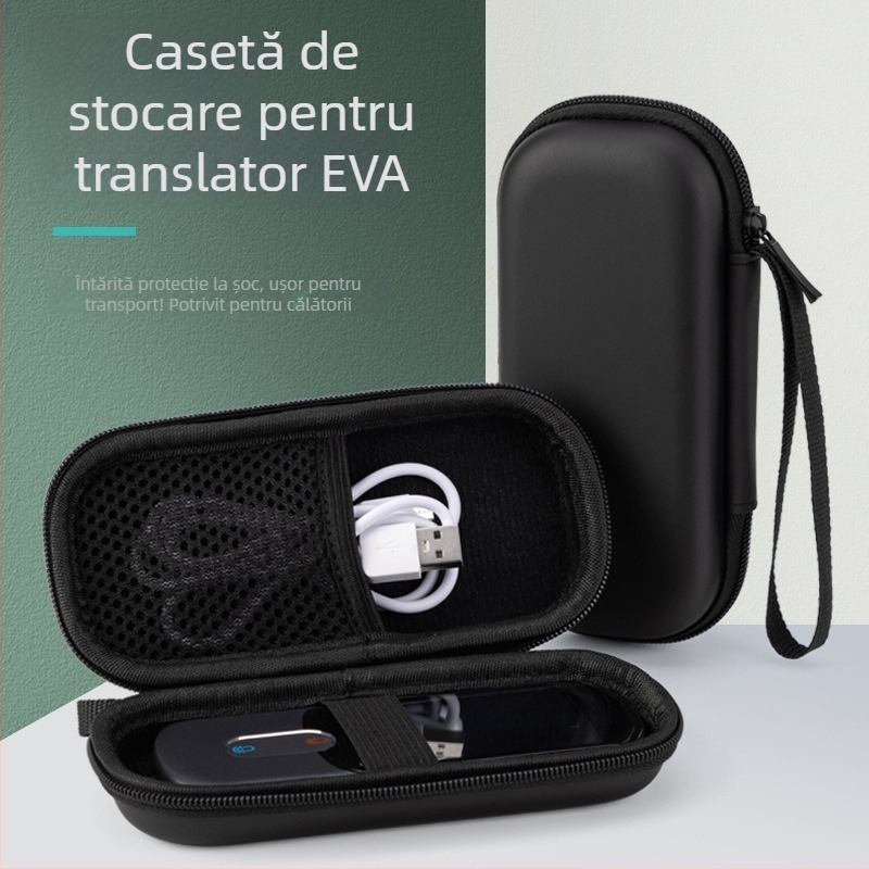 Cască EVA cu carcasă rigidă pentru translator, din materiale compozite; scop: stocare translator; încărcare 1 kg; model 20231101; ambalare: pachet de vânzare