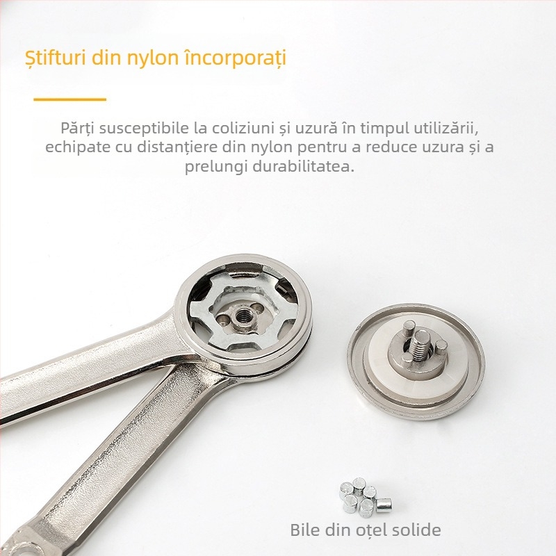 Suport de dulap în formă de S, ridicare reglabilă, aliaj de zinc, model 03, stil modern minimalist, placare electrolitică