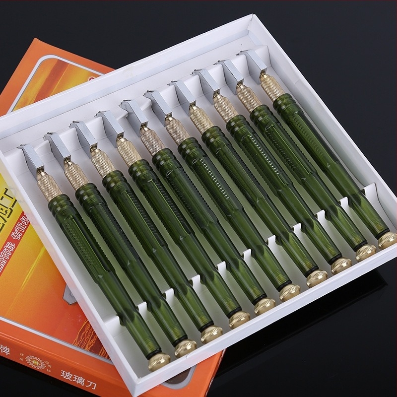 Cuțit de sticlă cu role Heng Xu — pentru sticlă, ceramică, jad și agat; Origine: Shandong