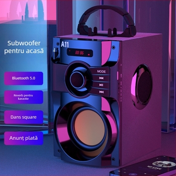 Difuzor Bluetooth portabil cu baterie încorporată 2000-4000 mAh | Bluetooth 4.2 | Răspuns în frecvență 40 Hz-20 kHz | SNR >= 75 dB | Rază de acțiune până la 10 m