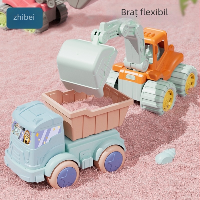 Jucării de plajă pentru copii: unelte de săpat în nisip, joacă în apă, plastic, Zhibei (material: plastic; marcă: Zhibei; vârstă: 0–3 ani; categorie: jucării de plajă; pentru joacă în apă)